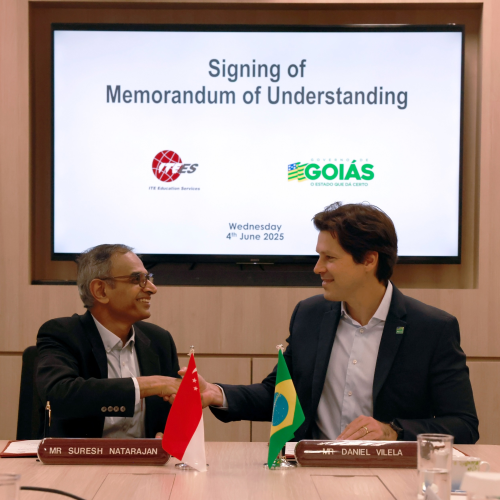 Daniel Vilela assina acordo que sela parceria com instituto de Singapura referência em tecnologia